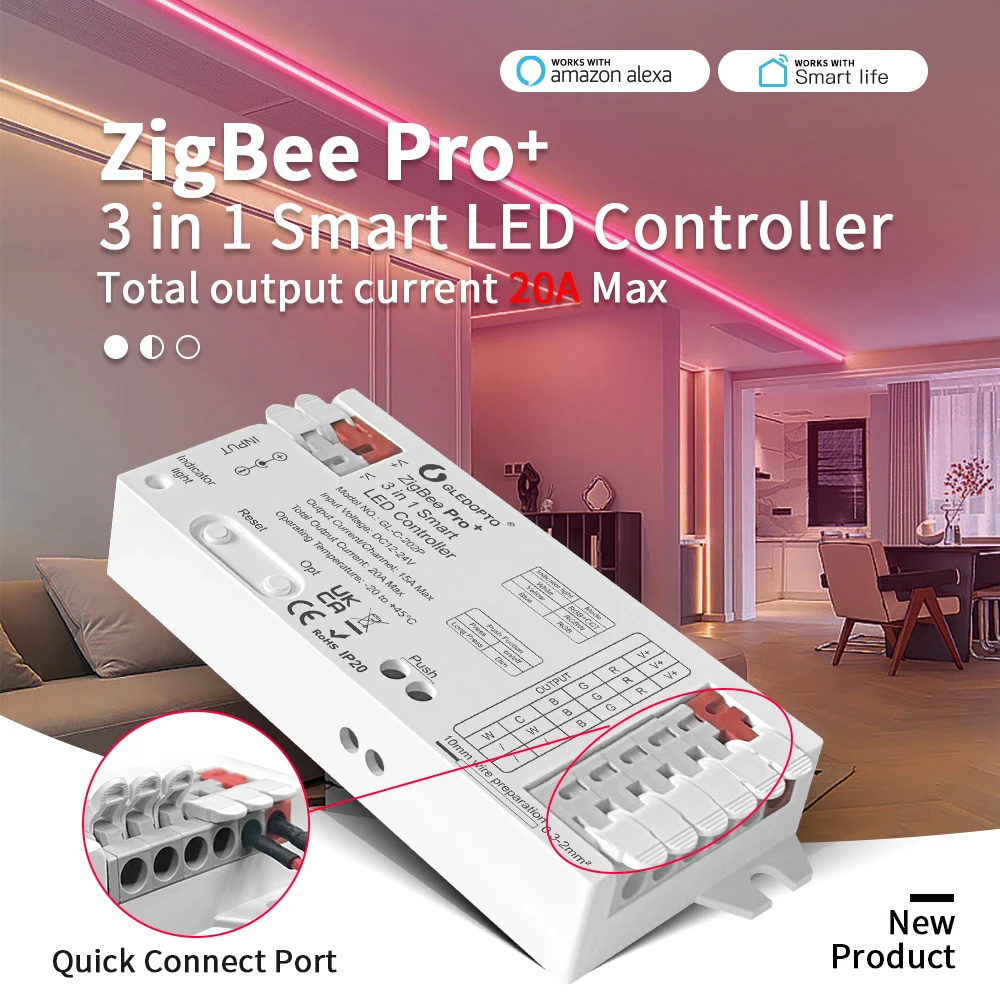 تحكم ضوئي بشريط ، ZigBee Pro P - مراجعة Zigbee Coordinator Stick وسعره